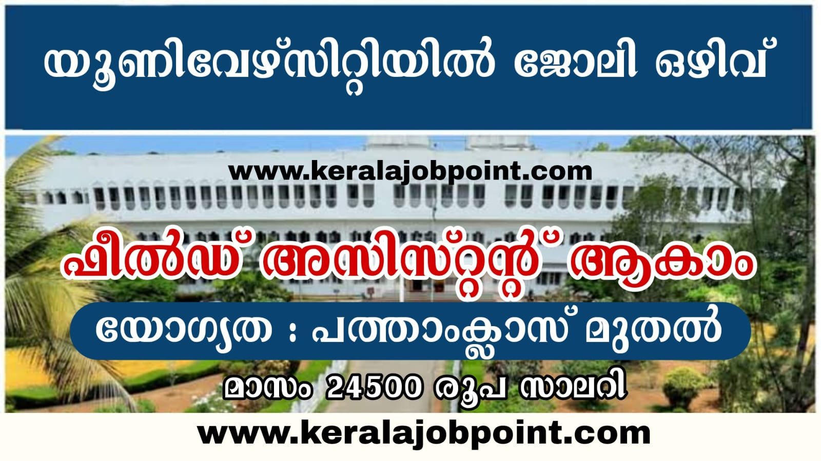 university-field-assistant-job-apply-now-keralajobpoint