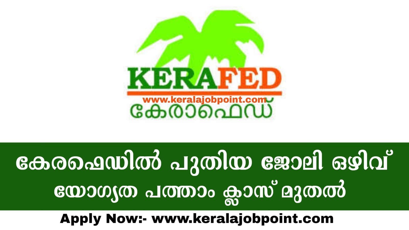 KERAFED Recruitment 2023 Apply Now - keralajobpoint