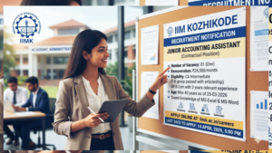 IIMK Junior Accounting Assistant Apply Now
