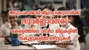 Teacher Job June -July  Vacancy Apply Now