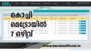KMRL Recruitment-2026 Apply Now