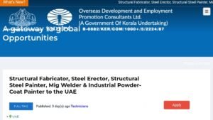 UAE Job October 2026 Apply Now